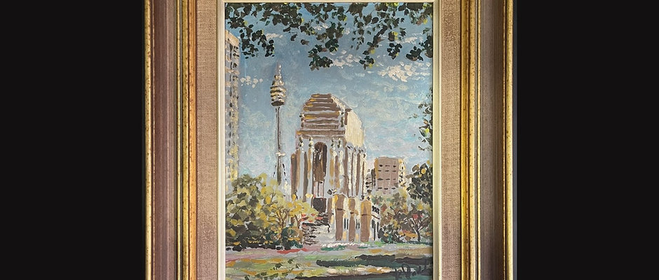 K Sladek - Oil Painting | View from Hyde Park