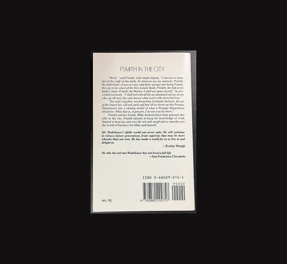 Thumbnail: P Smith in the City | P. G. Wodehouse
