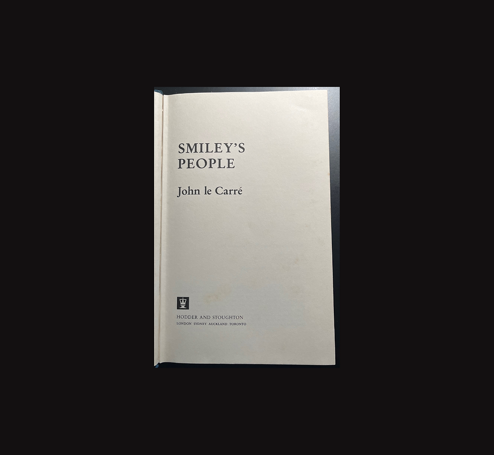 Thumbnail: Smiley's People | John Le Carré (First Edition, First Printing)