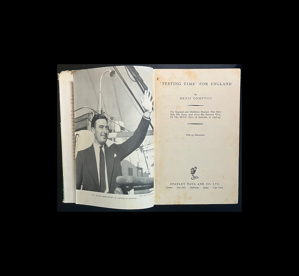 Thumbnail: ‘Testing Time’ for England | Reflections of M.C.C. tour of Australia 1946-47