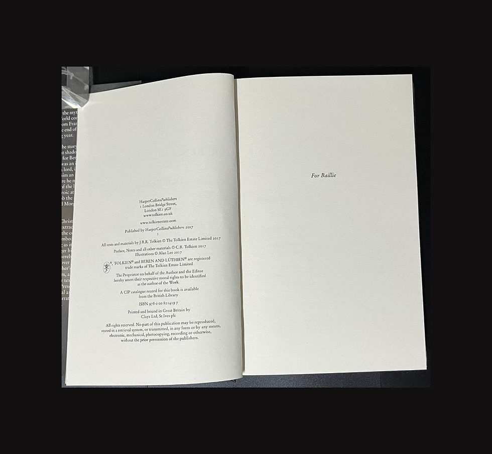 Thumbnail: Beren and Luthien | J.R.R. Tolkien (Signed Edition)