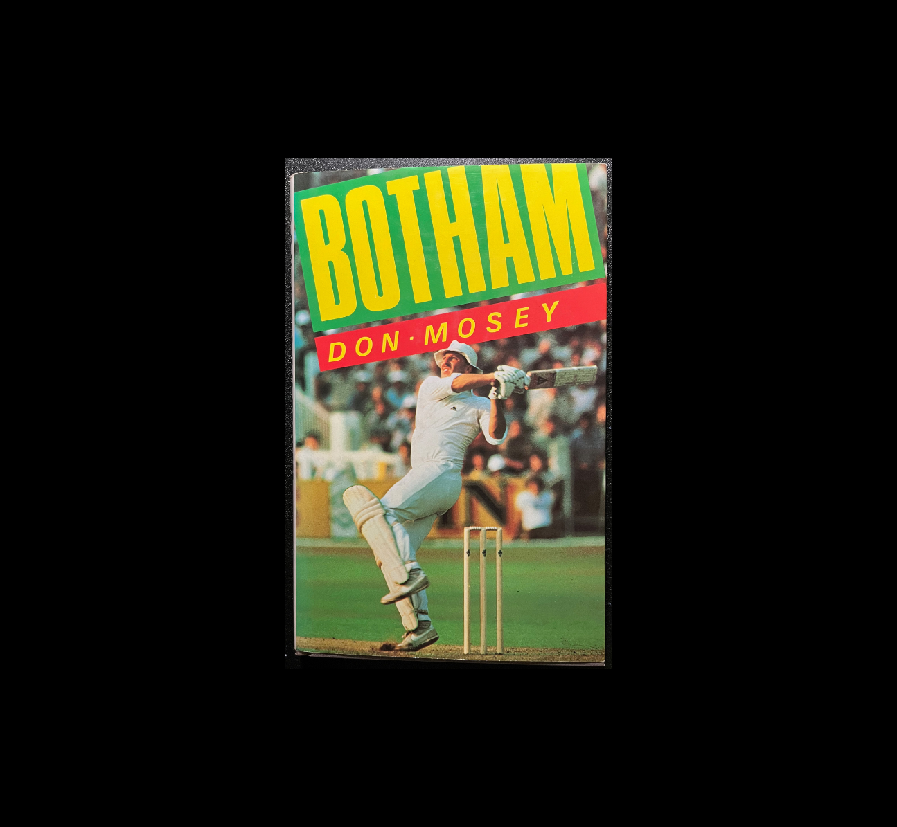 Botham Don Mosey 1986 First Edition Cricket Book Ian Botham Biography HC DJ