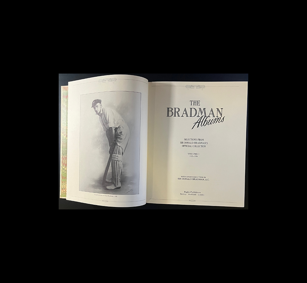 Thumbnail: The Bradman Albums Vol I & II – Sir Donald Bradman Collection, 1987, 1st Ed.