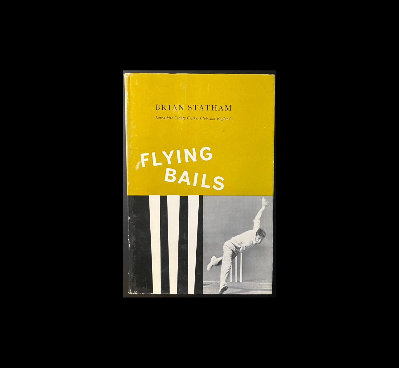 Flying Balls Brian Statham 1961 First Edition Cricket Book England Fast Bowling