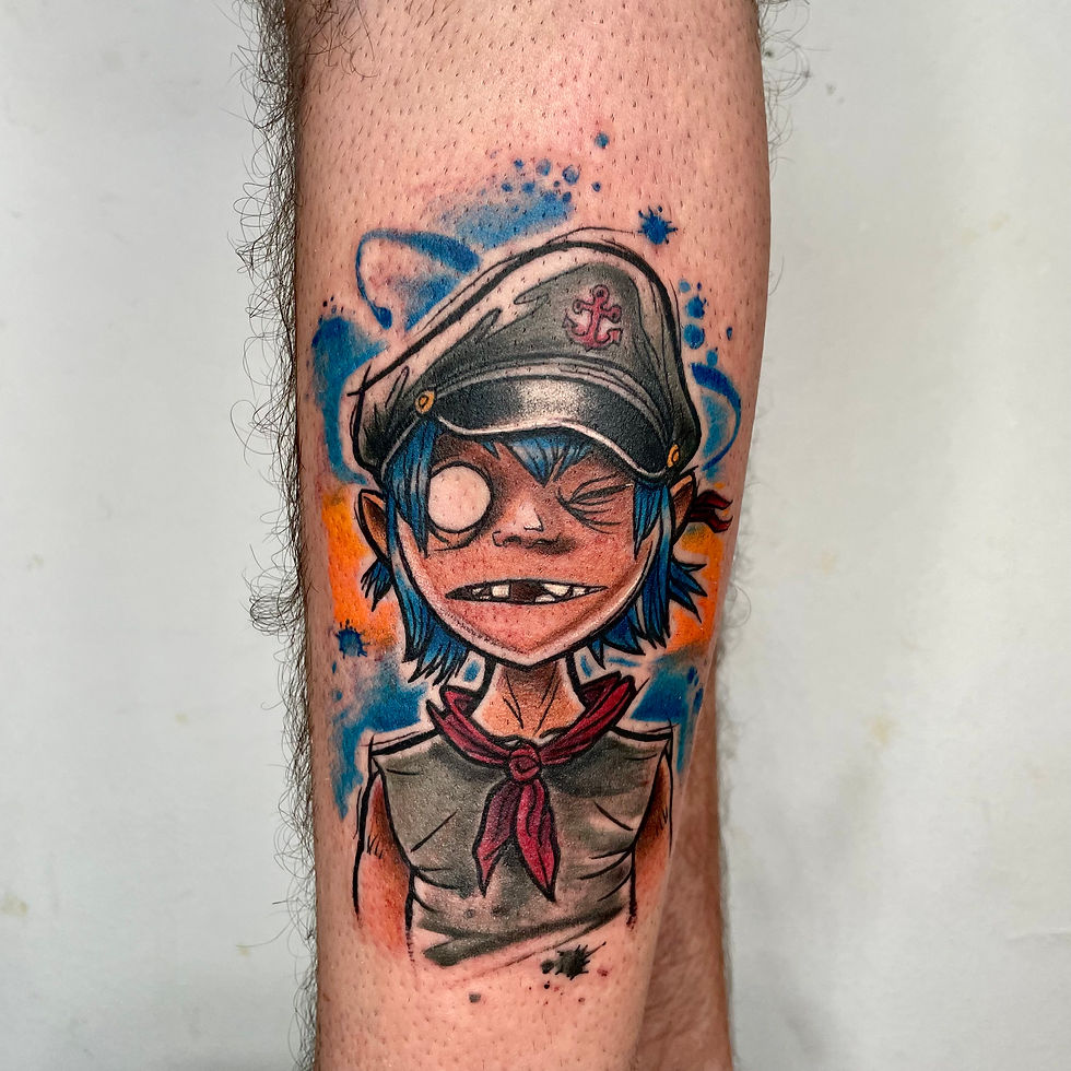 Tattoo estilo Cartoon