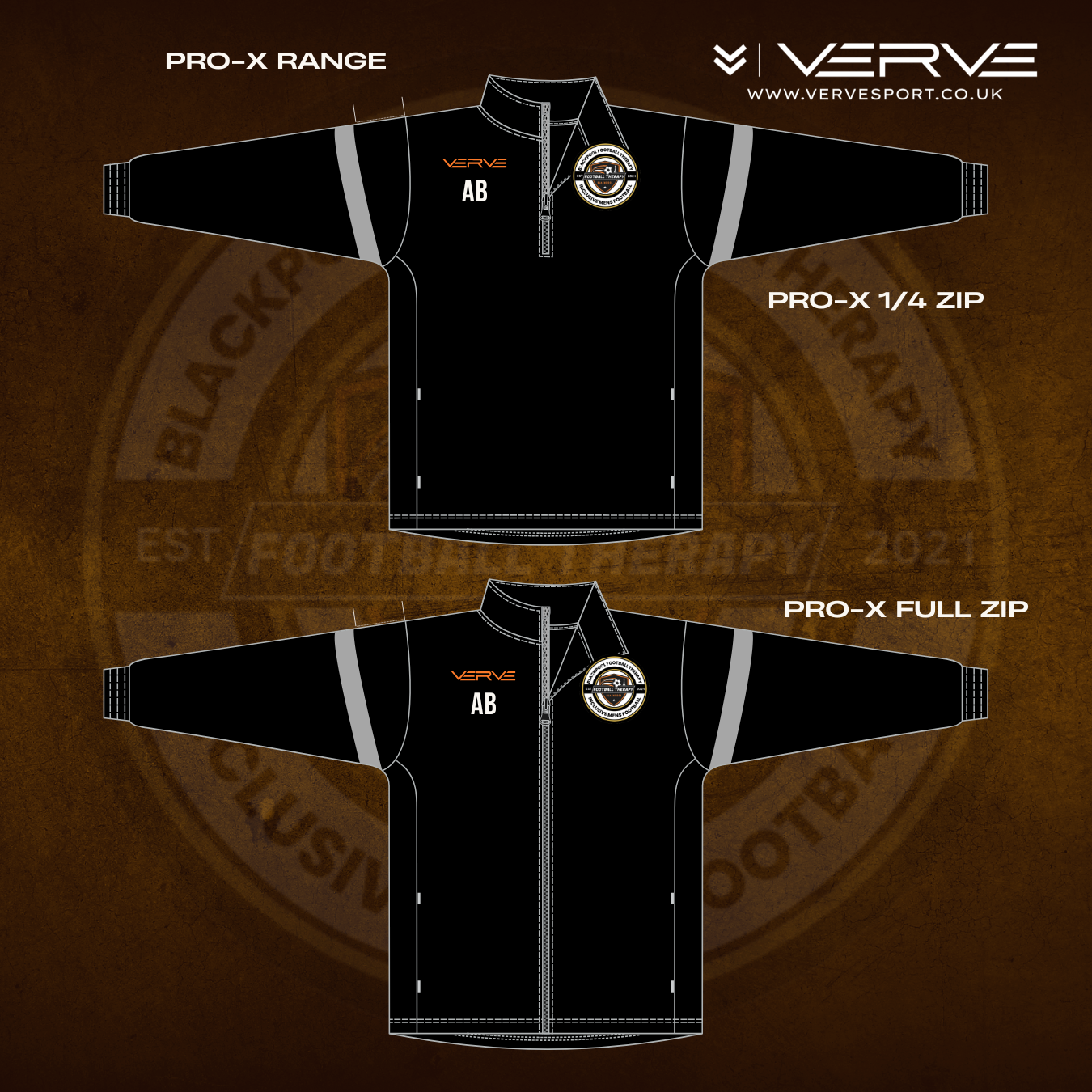 Pro-X Full / 1/4 Zip - Football Therapy