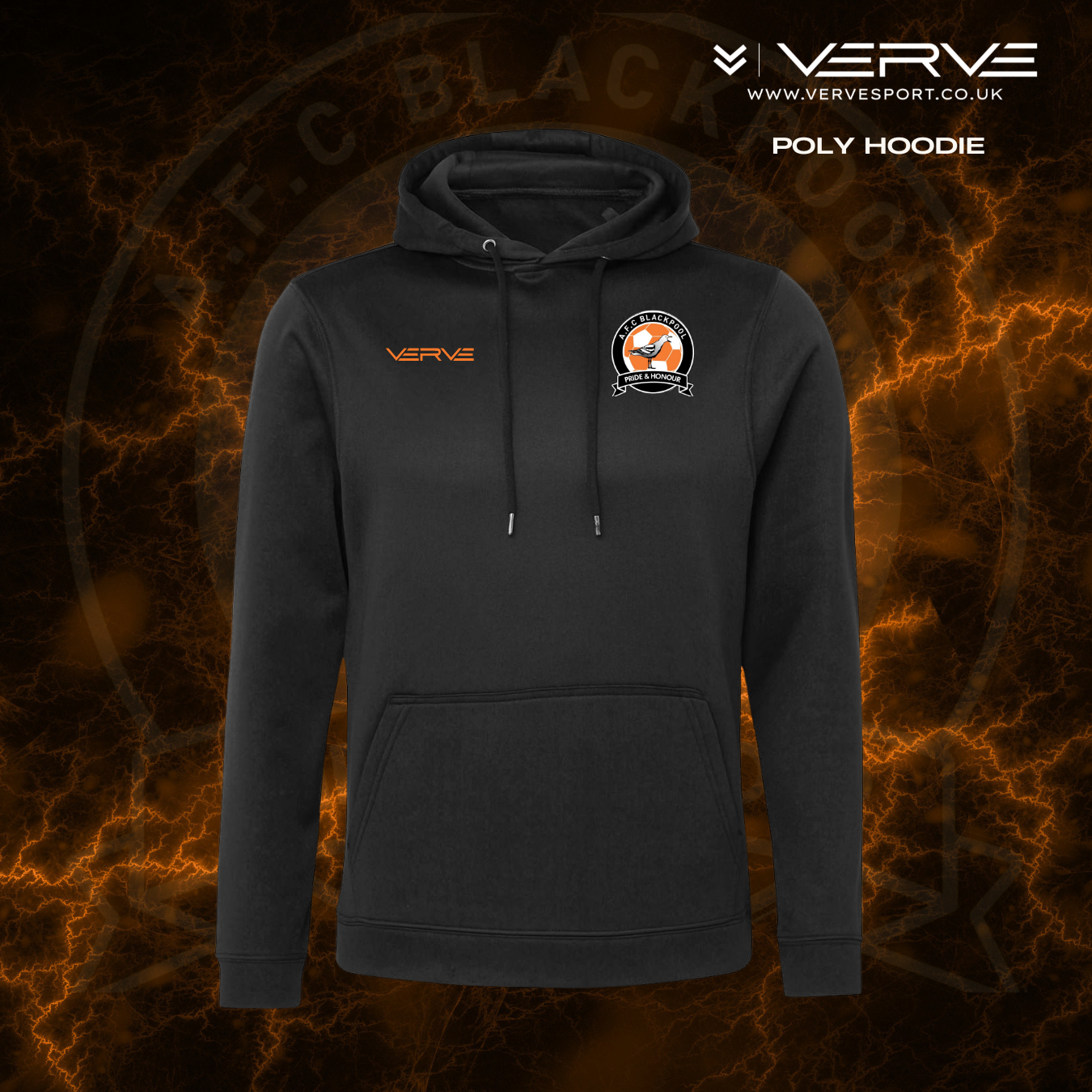 AFC Blackpool Poly Hoodie