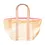 Thumbnail: Large Canvas Bag In Shiny Gold & Pink