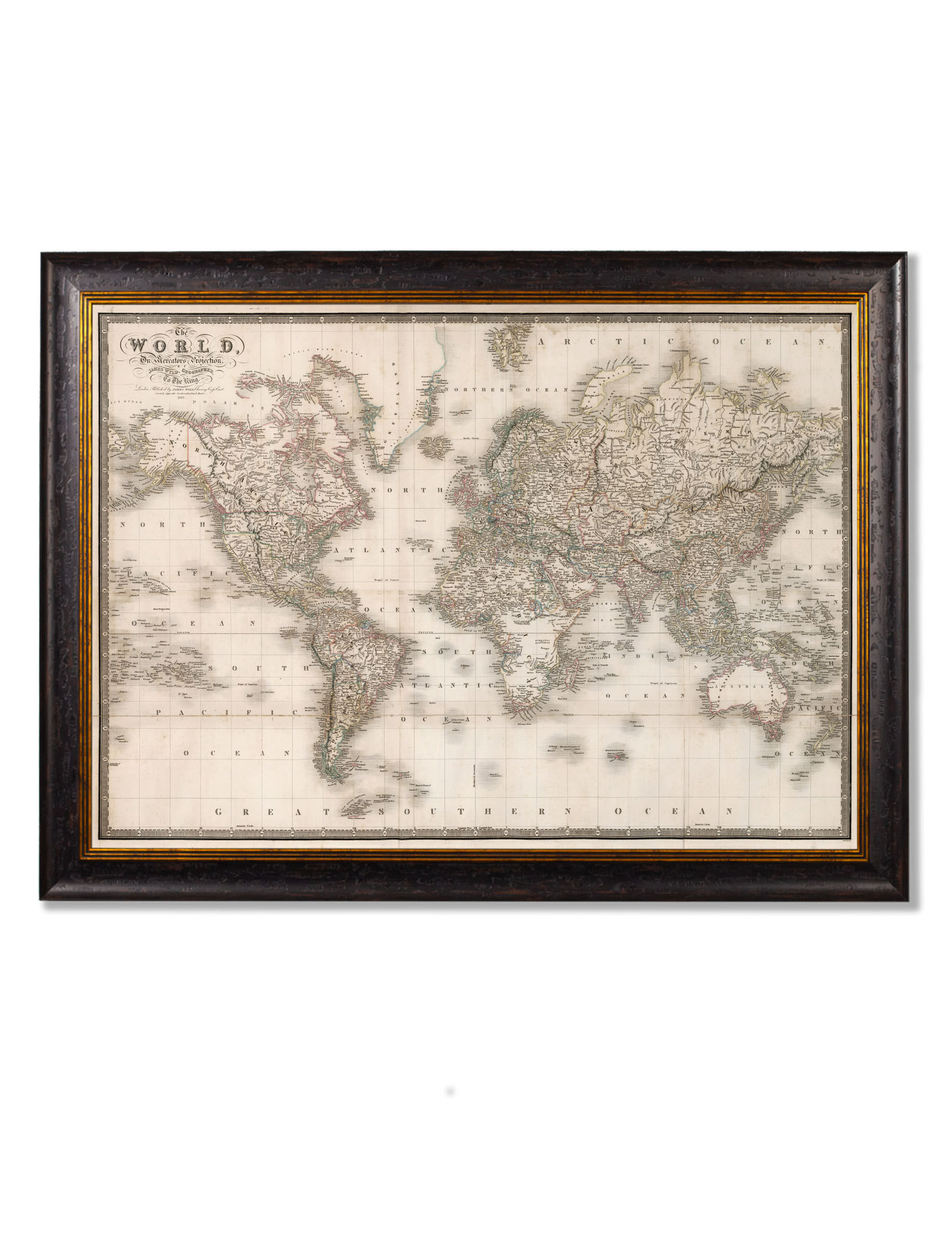 World Map Statement Wall Art