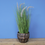 Thumbnail: gold antique planter with faux plant