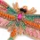 Thumbnail: Beaded Pink Dragonfly Statement Brooch