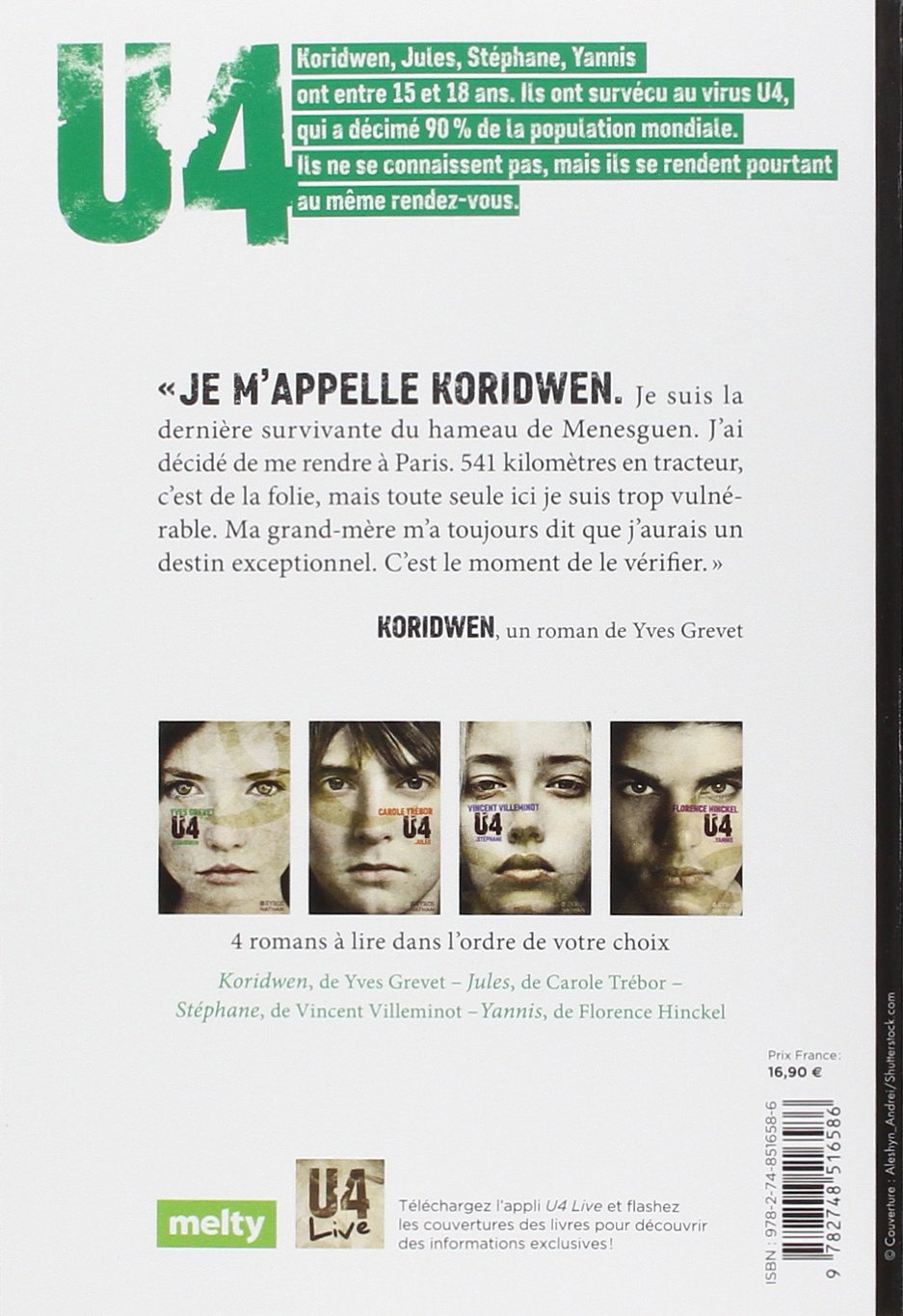 <critique littéraire></critique littéraire> U4 Koridwen - Yves Grevet