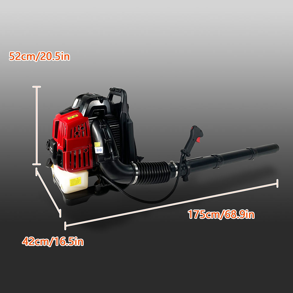 Thumbnail: FCJ Industrial/DIY Grade Backpack Gas Leaf Blower Petrol Powered Air Source Meta