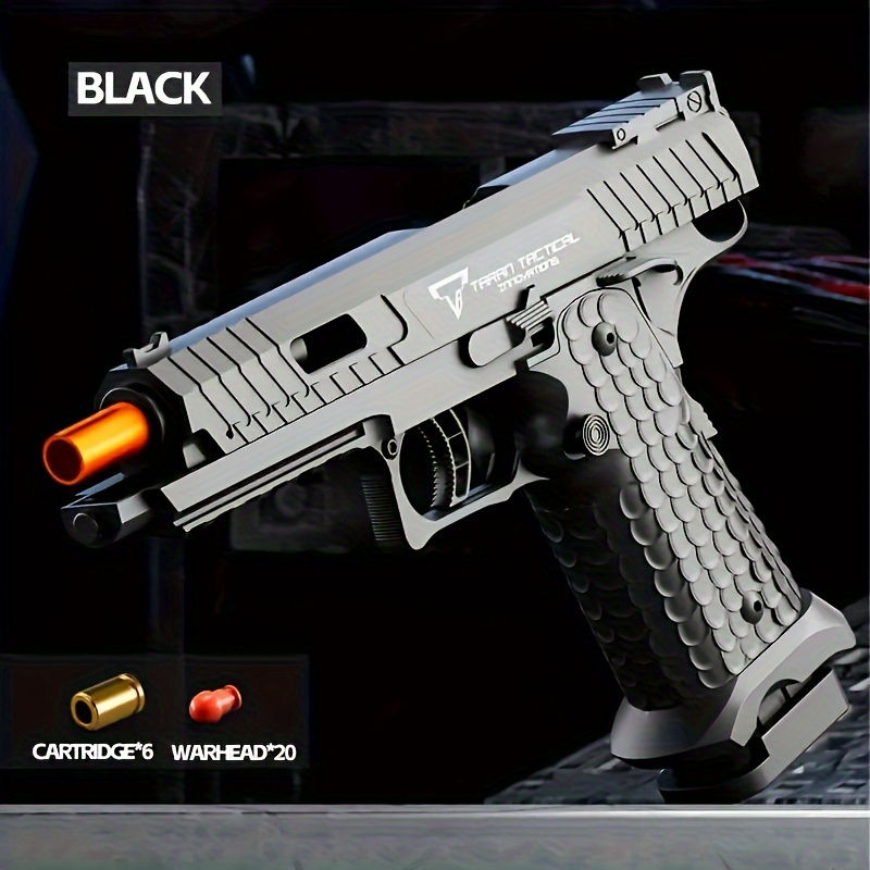 Thumbnail: Mechanical Semi-automatic Pistol, Automatic Toy Gun, Boy's Pistol, Empty Chamber