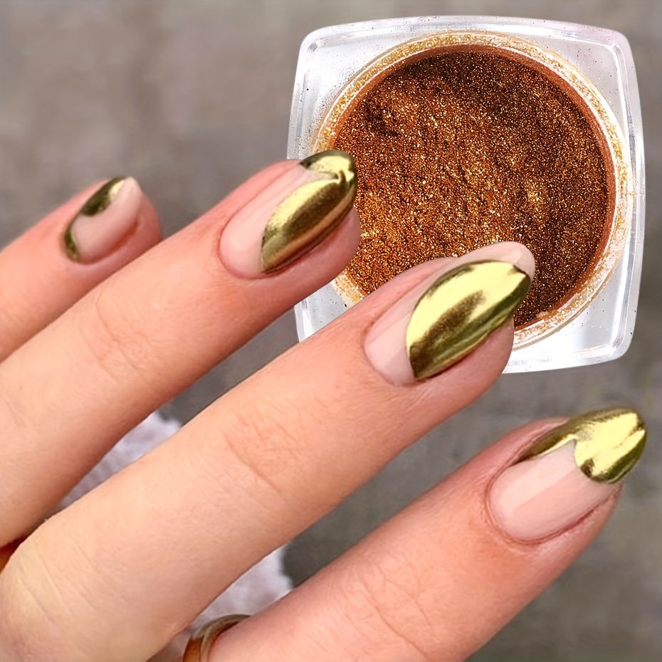 Thumbnail: 23pcs Metallic Chrome Nail Powder Set - Y2K Magic Mirror Shine Rubbing Glitter P