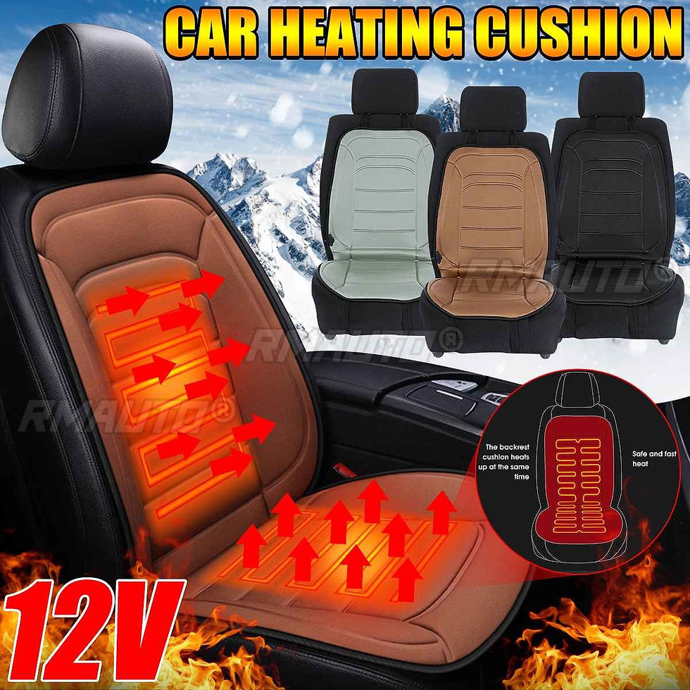 Thumbnail: 12V Heated Car Seat Cushion Universal Auto Seat Cover Electric Car Seat Heater P
