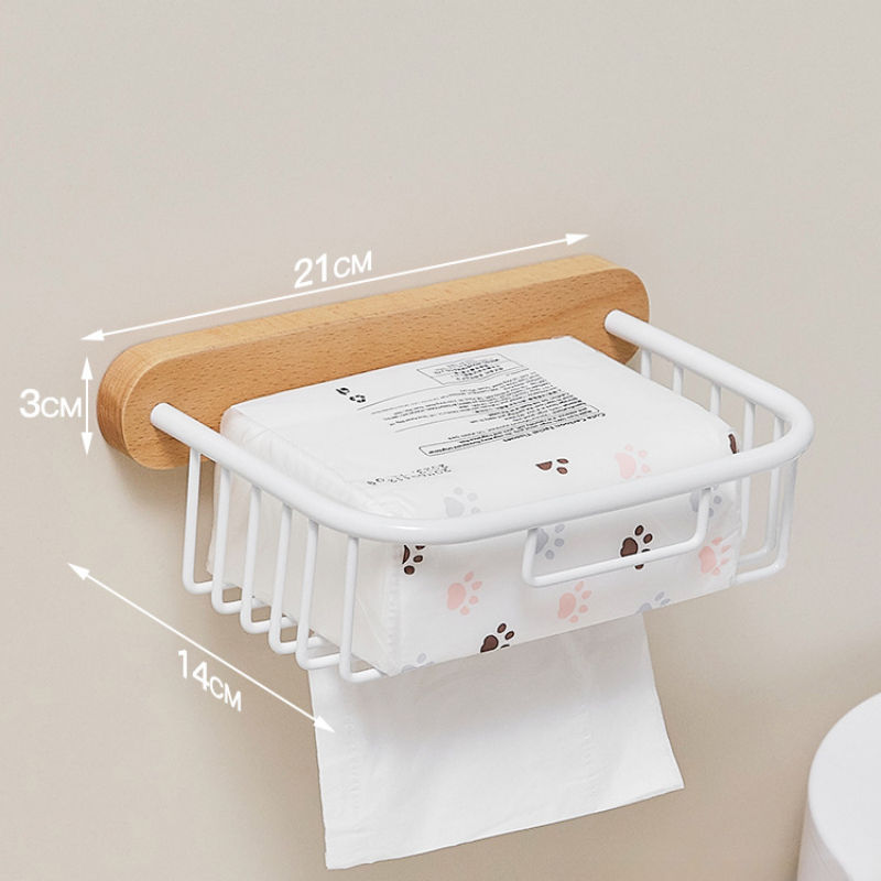 Thumbnail: Bathroom towel bar no punching toilet storage shelf bathroom organizer and stora