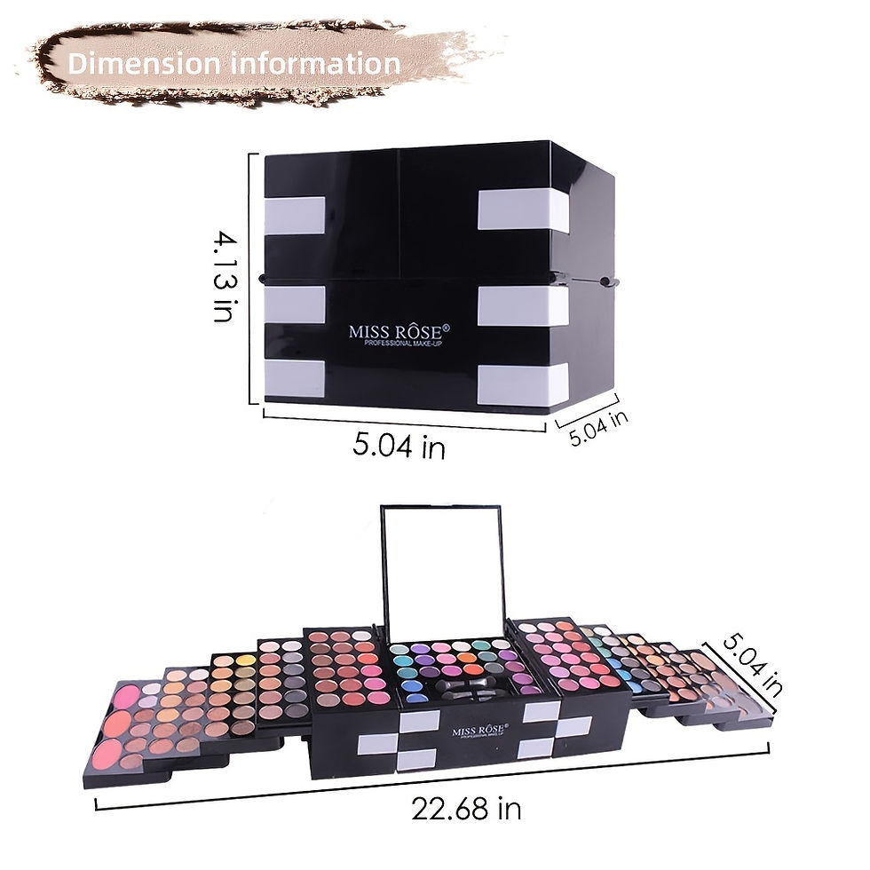 Thumbnail: 148-Color Ultimate Makeup Kit Collection - Includes 82-Color Pearly Eyeshadow Pa
