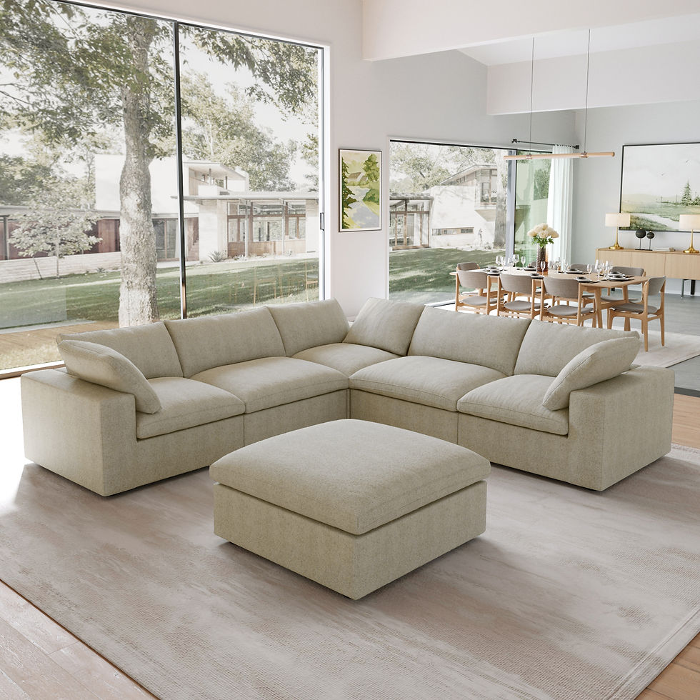 Thumbnail: ATUNUS USA in Stock Drop Shipping Modern Sofa Wholesale Living Room Furniture Co