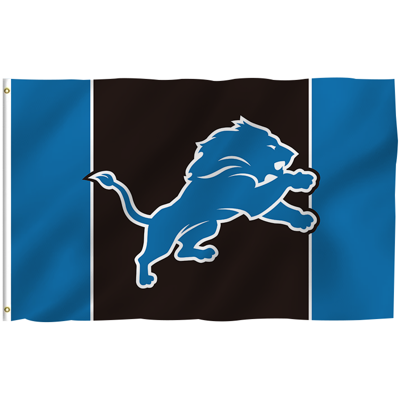 Thumbnail: High Quality 3x5ft for NFL Football Team Custom Design Banners for Detroit Lions