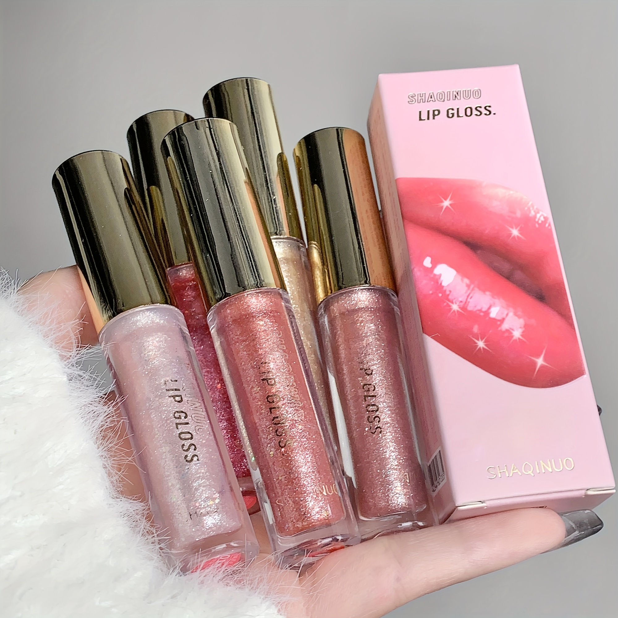 Small Ice Hydrating Plumping Sparkling Lip Honey Lip Glaze Moisturizing Nourishi