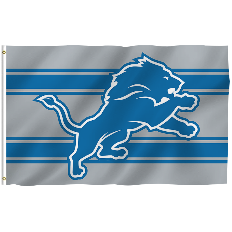 Thumbnail: High Quality 3x5ft for NFL Football Team Custom Design Banners for Detroit Lions