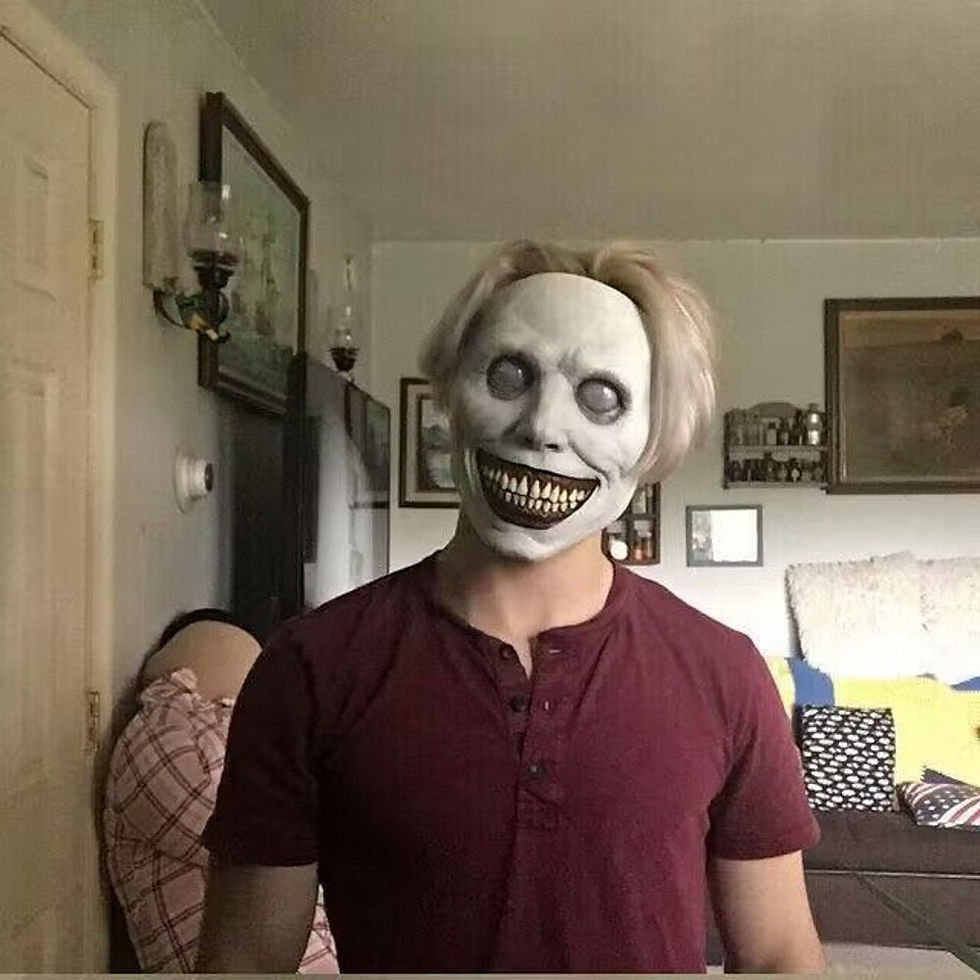 Thumbnail: Halloween Mask, Cosplay, Laughing Devil Scary Mask, For Parties, School Festival