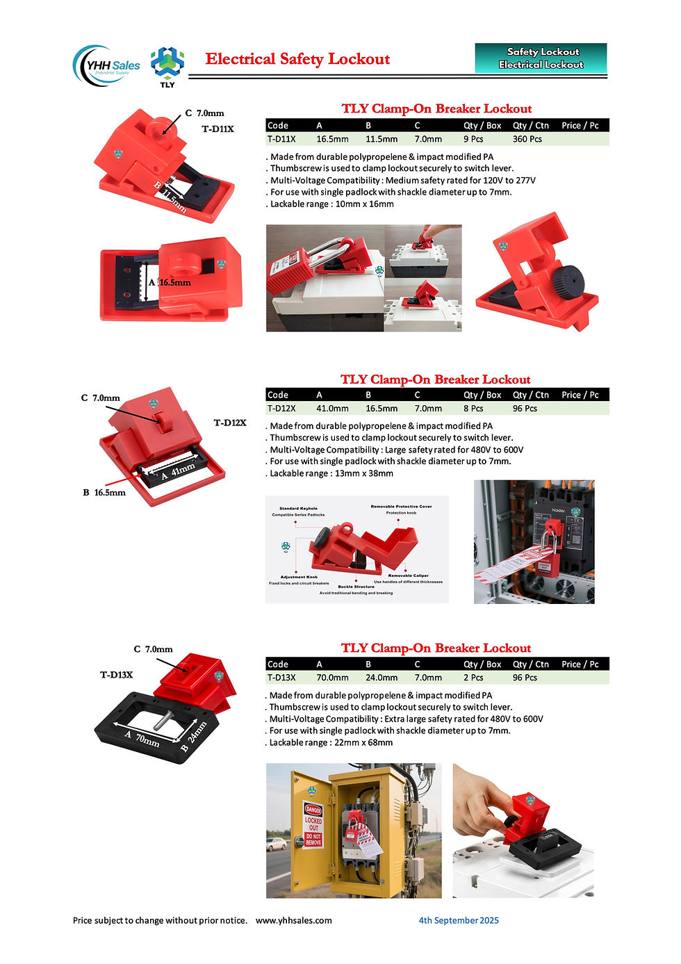 Thumbnail: ERA02 TLY Industrial Plug Lockout T-D46