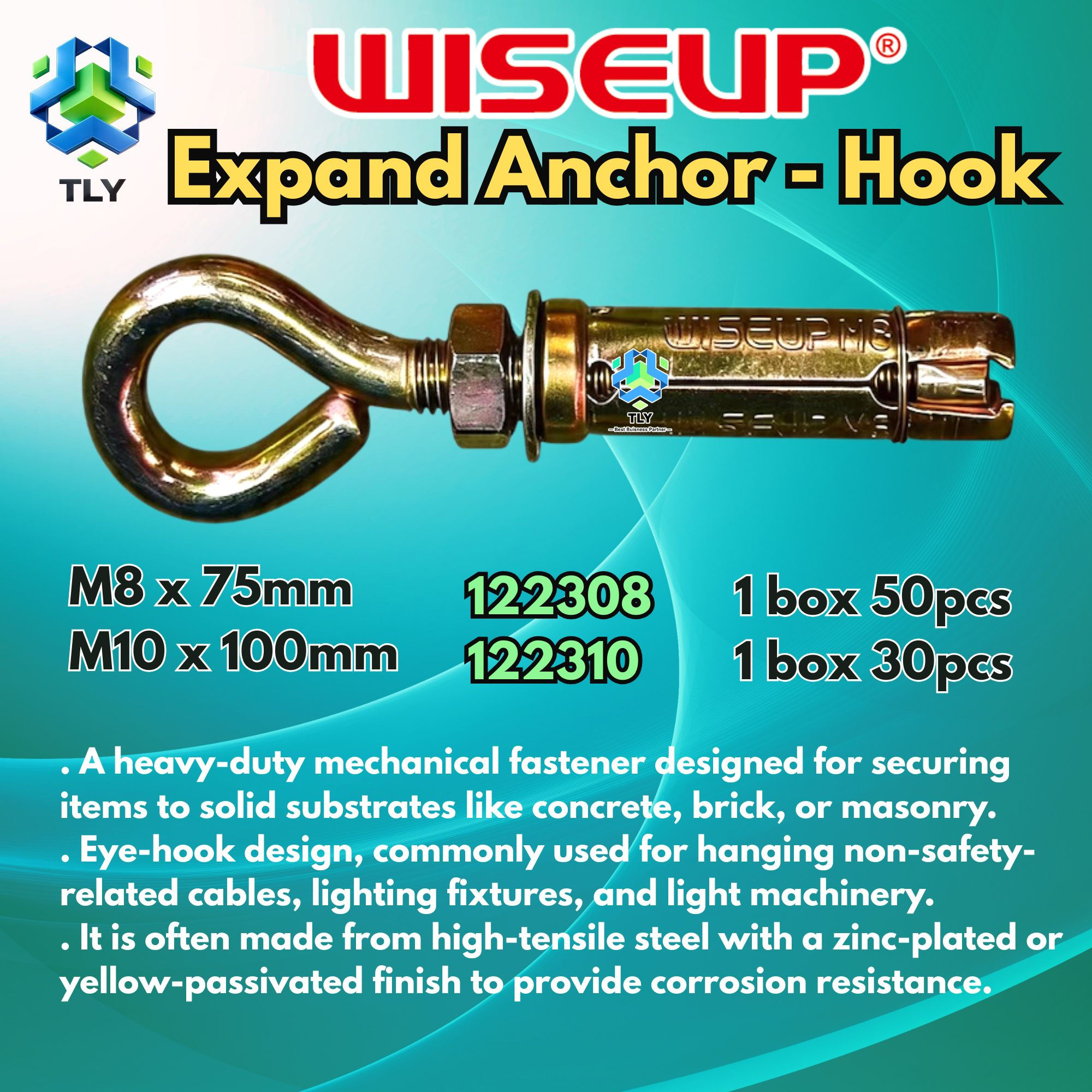 JJK08 Wiseup Expand Anchor Eye Type