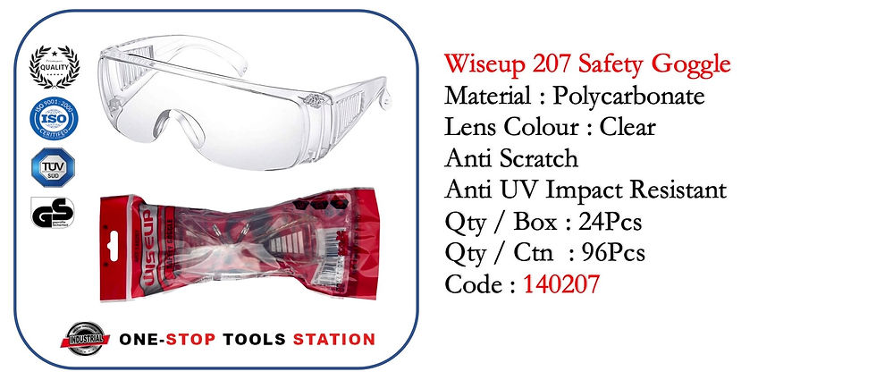 Thumbnail: EDB11.1 Wiseup 207 Safety Goggle 140207
