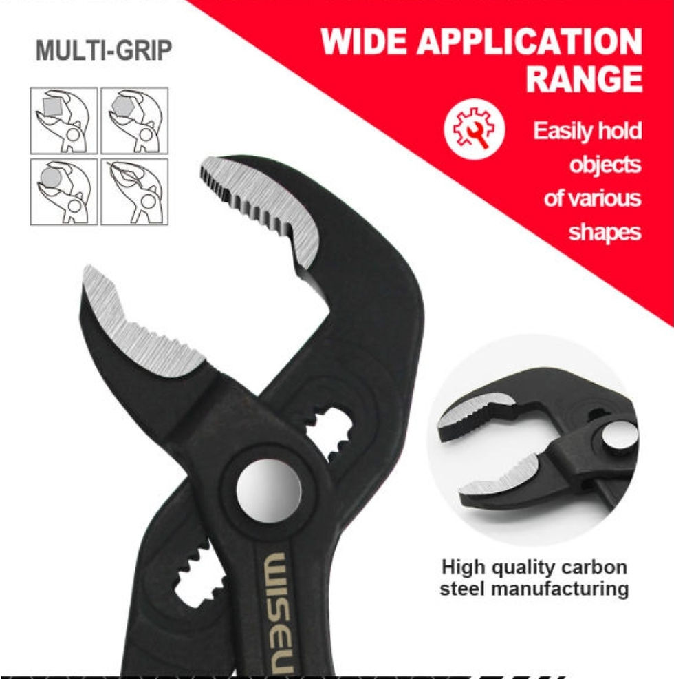 Thumbnail: JCF02 Wiseup Heavy Duty Water Pipe Wrench 10" 011002