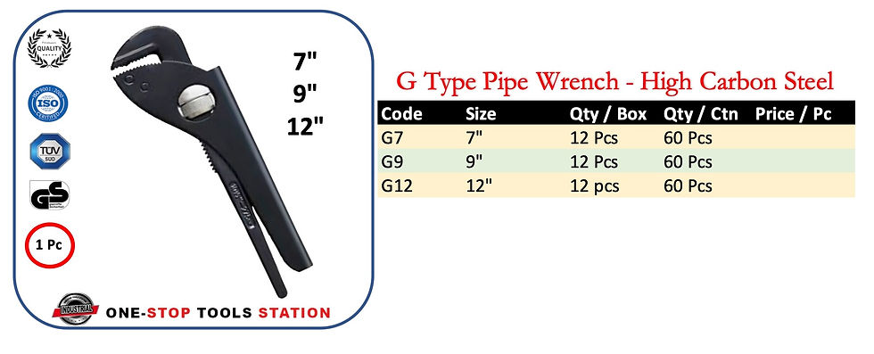 Thumbnail: OAF02 G Type Pipe Wrench