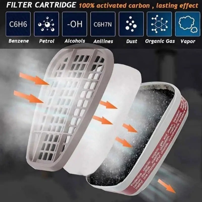 Thumbnail: ECA01 Vaultex Dual Cartridge Respirator 6200