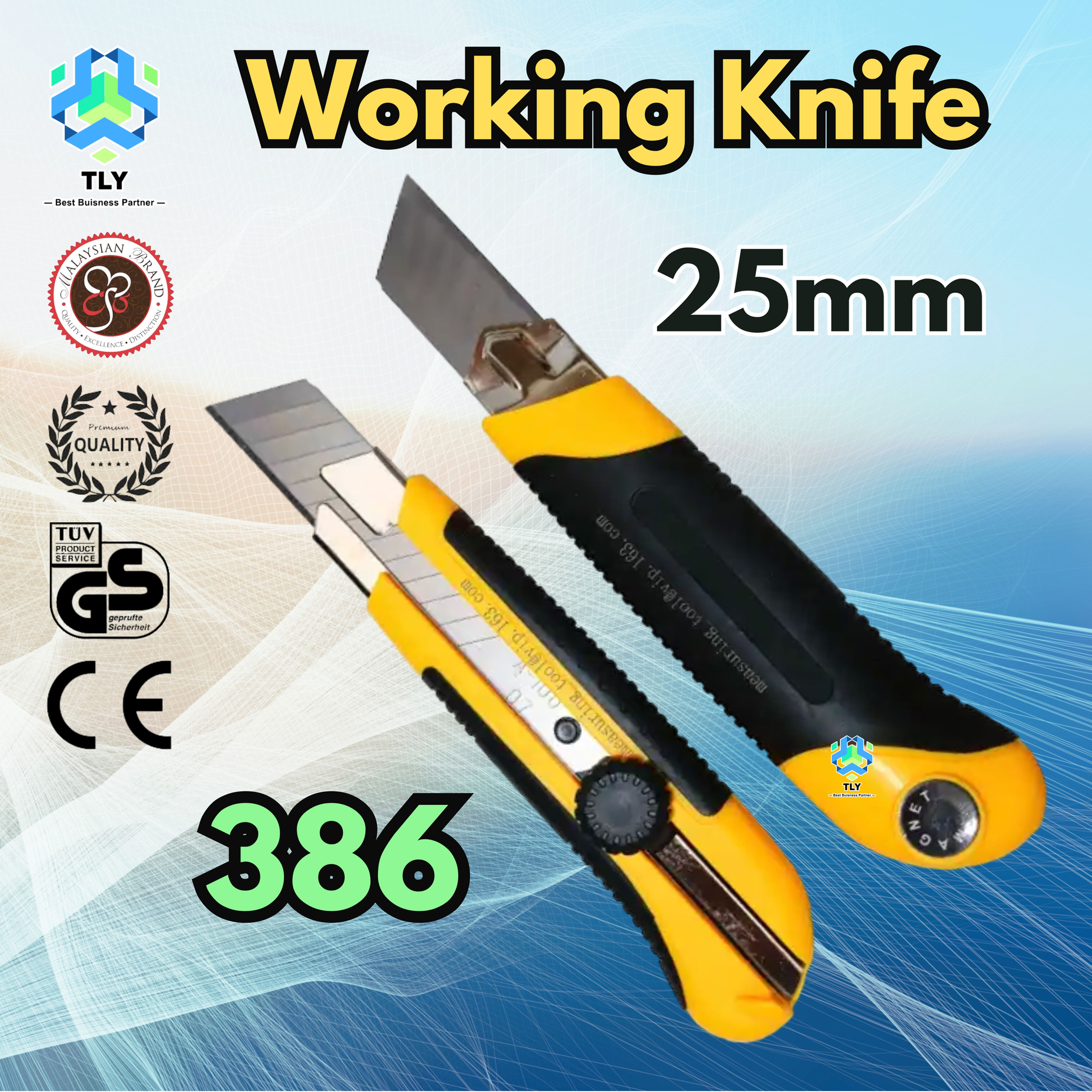 OEB01 25mm Working Knife 386