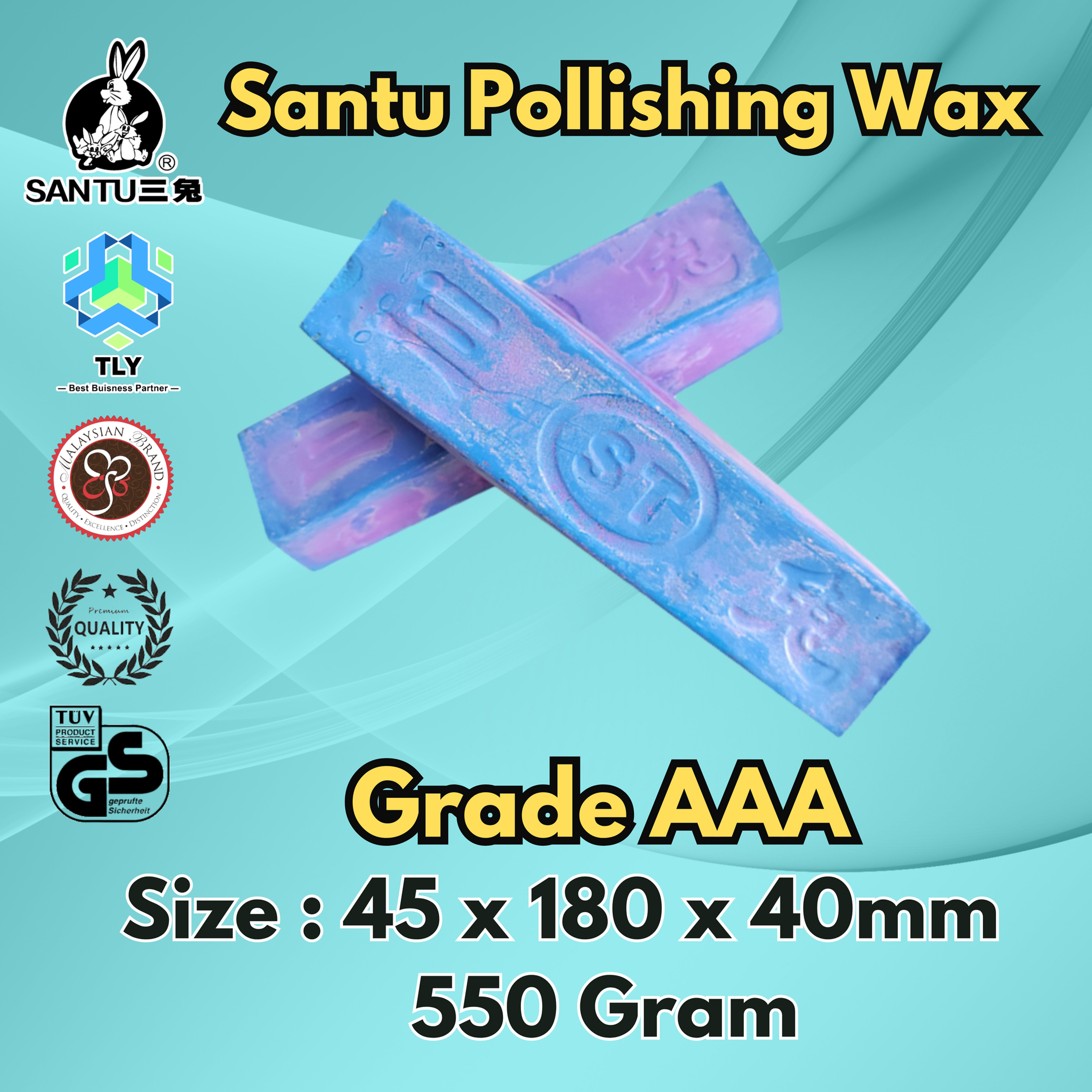 CCH08 Pollishing Wax - Blue 550g