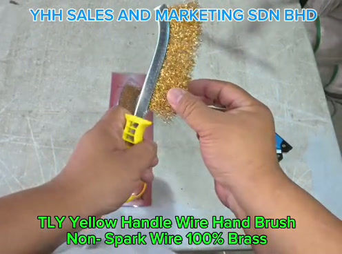 Thumbnail: BAC01 Non-Spark Yellow Hand Brush YHB-TC