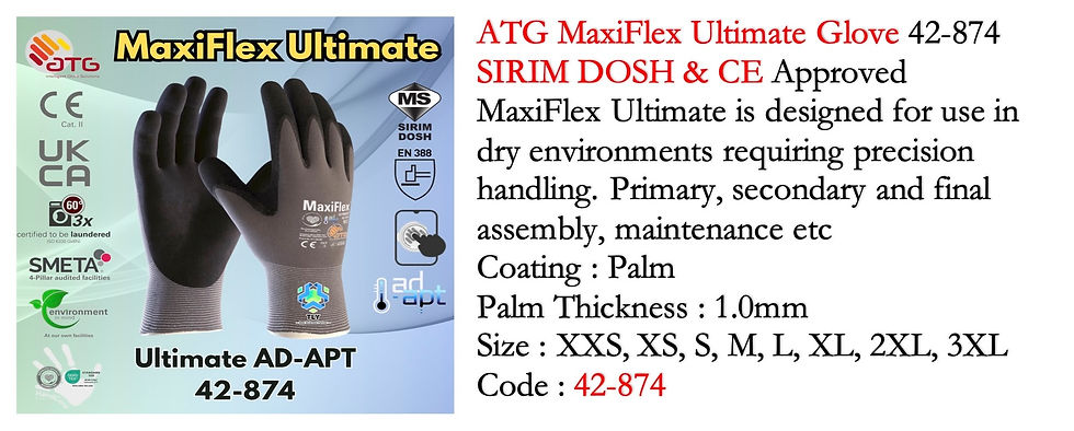 Thumbnail: DCB01 ATG MaxiFlex Ultimate Glove 42-874