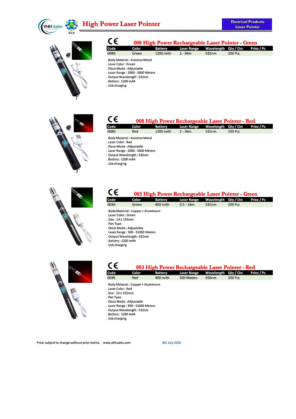 Thumbnail: GGA02 Led Laser Pointer 003 Red
