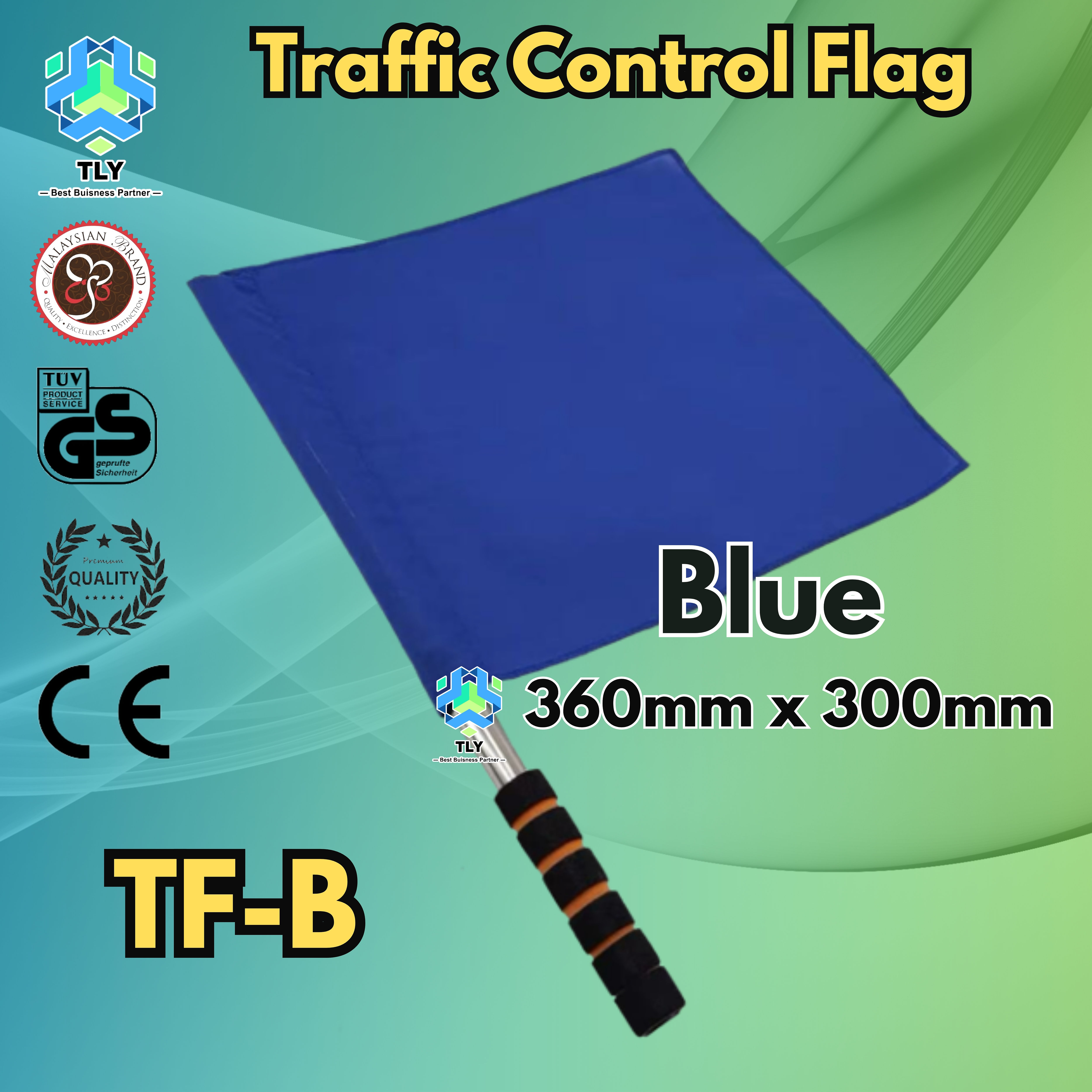 EHA07 Traffic Control Flag - Blue