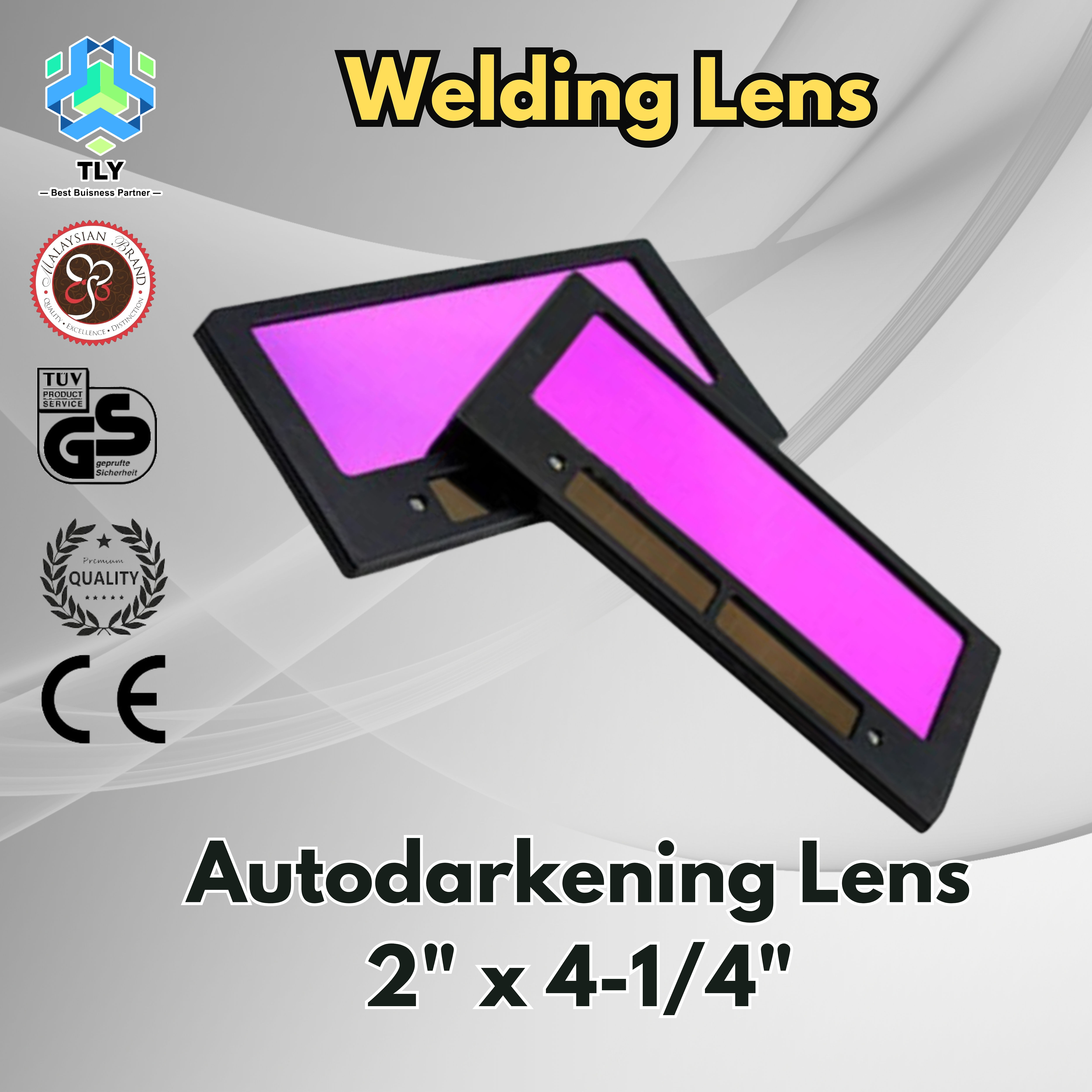 FBC01 Welding Lens - Autodarkening Lens 4" x 4-1/4"