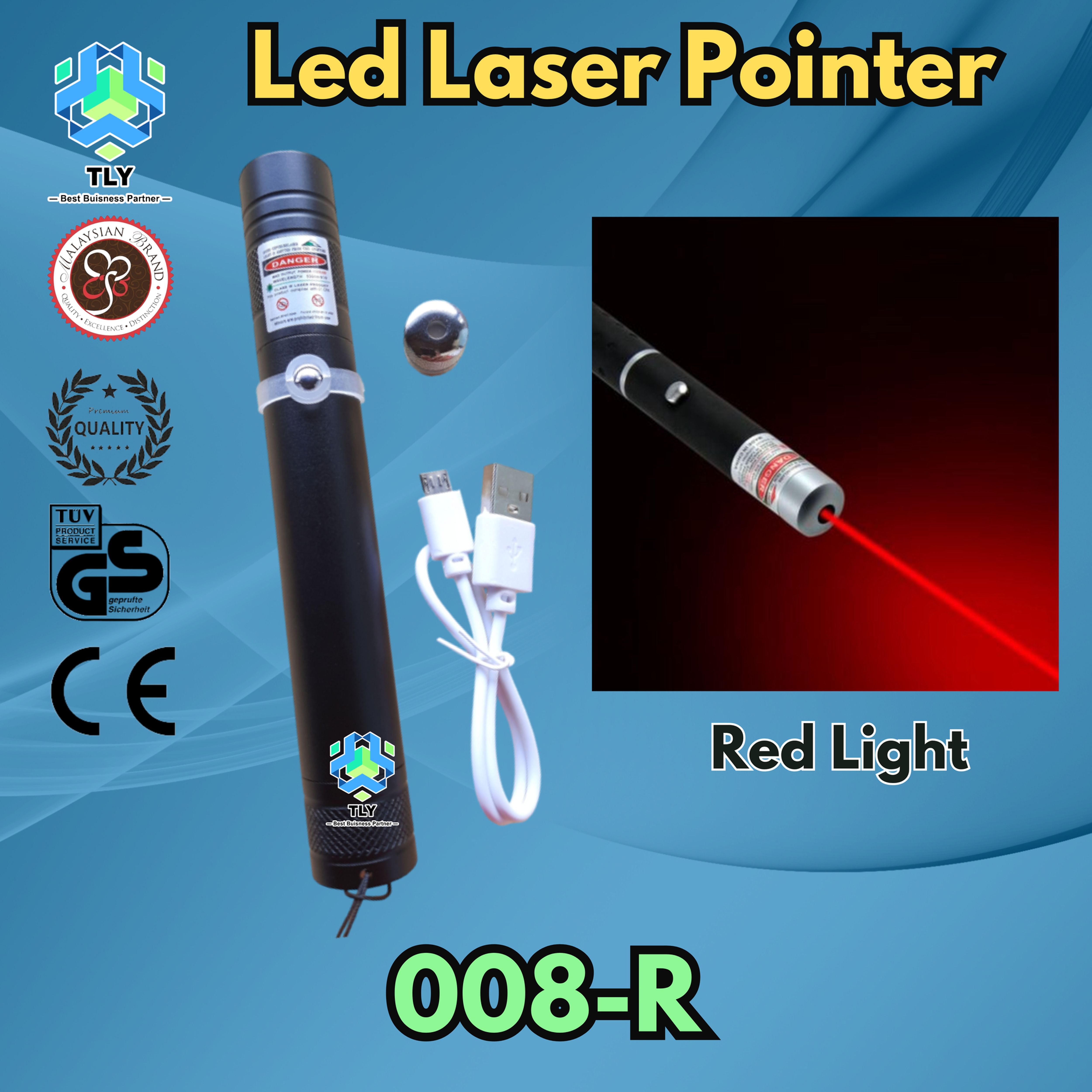 GGB02 Led Laser Pointer 008 Red