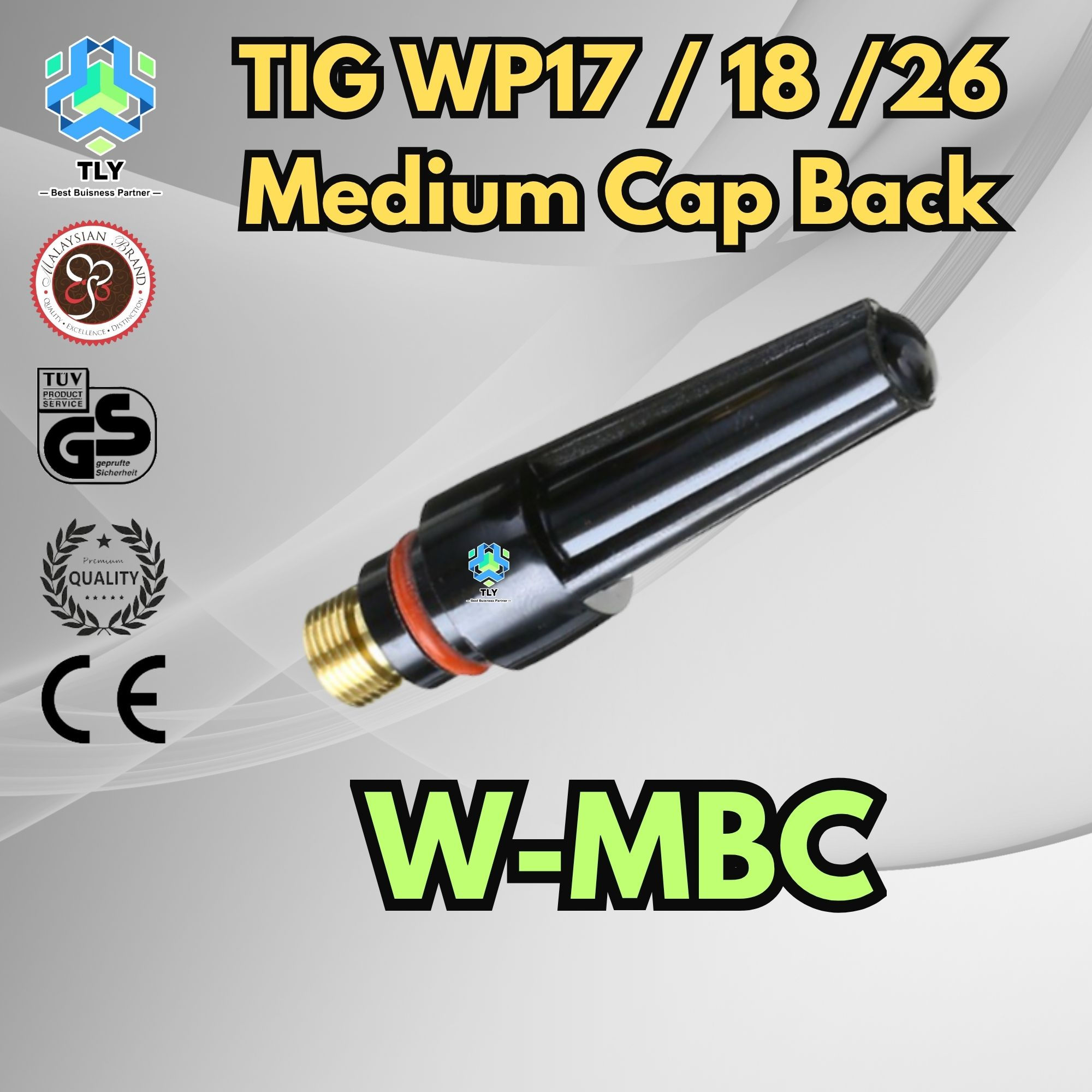 FIEB06 Tig WP17 / 18 / 26Medium Back Cap