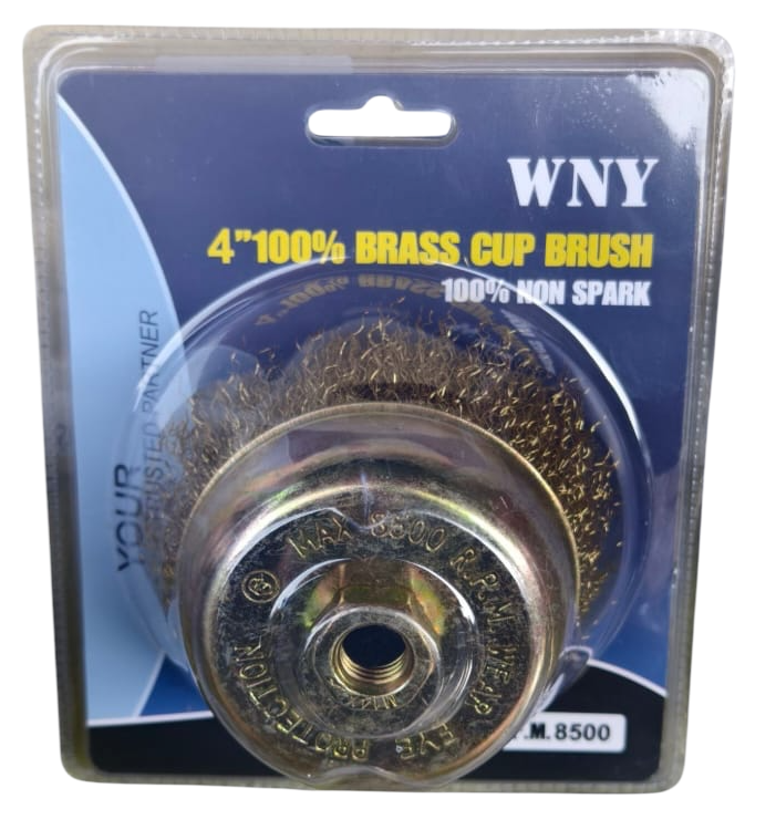 Thumbnail: CAAB04 WNY 4" Non-Spark Brass Cup Brush WNYC4
