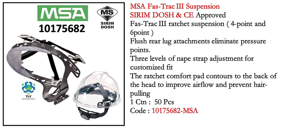 Thumbnail: DBB01 - MSA Safety Helmet Suspension - 10175682