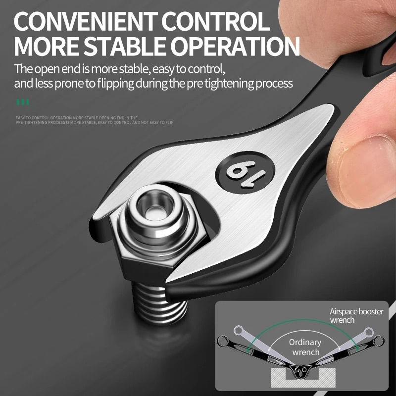 Thumbnail: JCA05 Wiseup Heavy Duty CRV Universal Combination Wrench