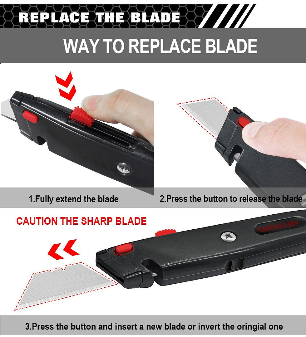 Thumbnail: JBI02 Wiseup Heavy Duty Utility Working Knife 100104