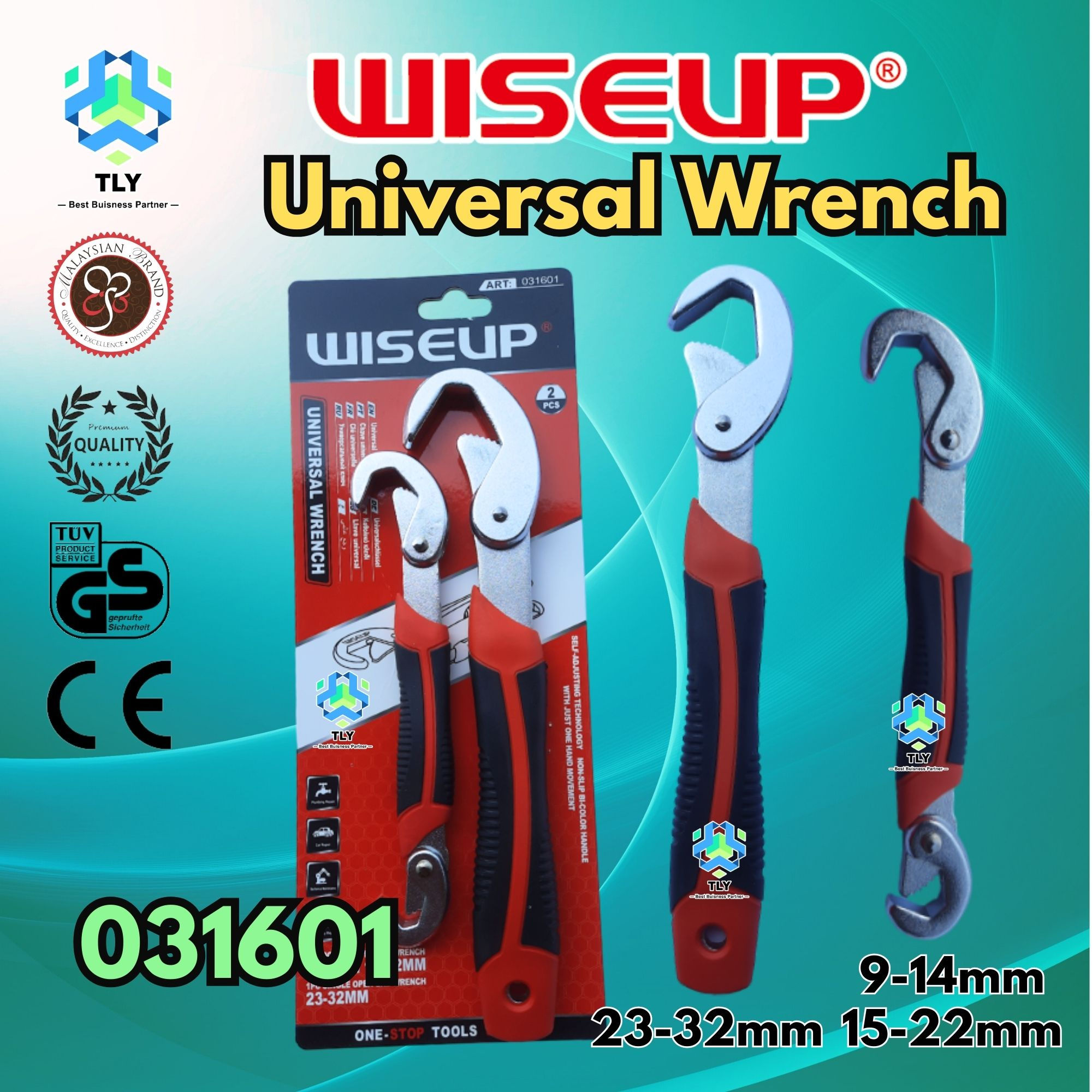 JCG01 Wiseup Universal Wrench Set 031201