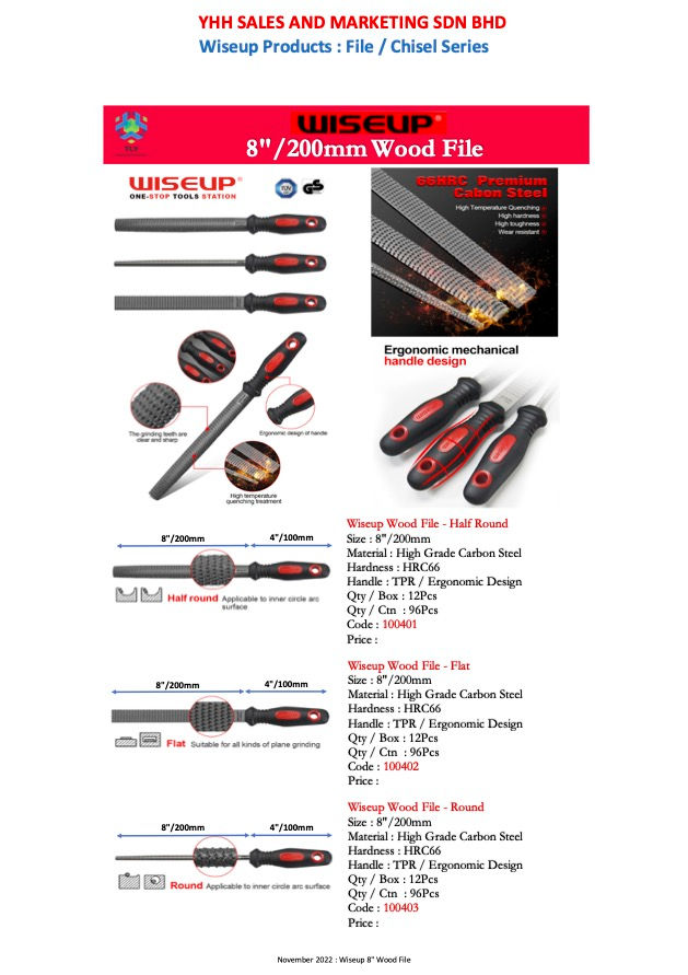 Thumbnail: JRA02 Wiseup Wood File Flat 100402