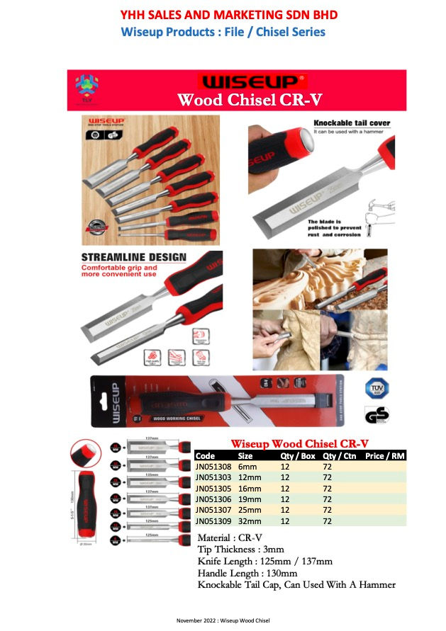 Thumbnail: JRE05 Wiseup Wood Chisel 25mm 051325