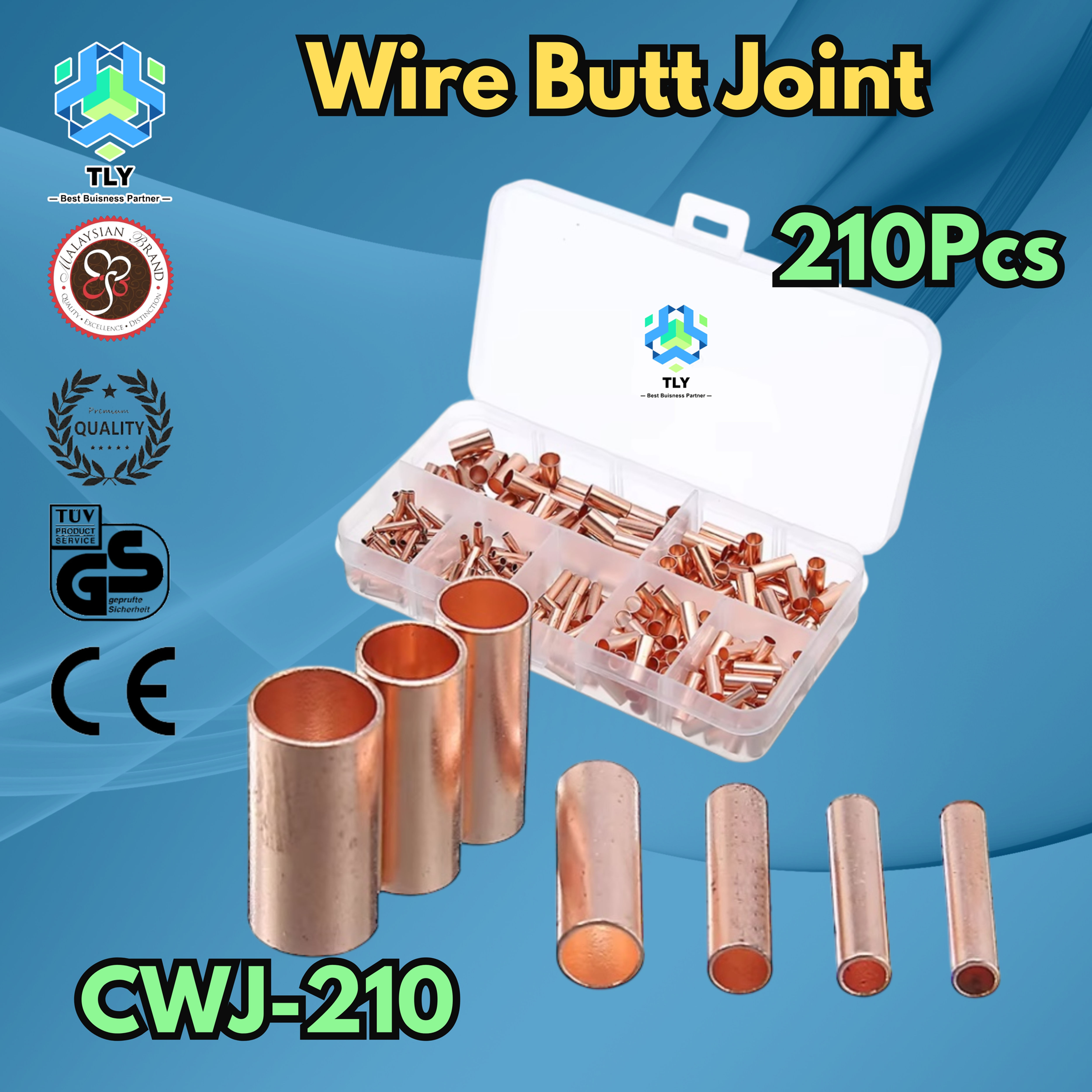 GLB01 Wire Butt Joint Copper